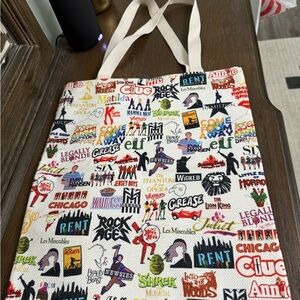 Broadway Musical Print Tote Bag